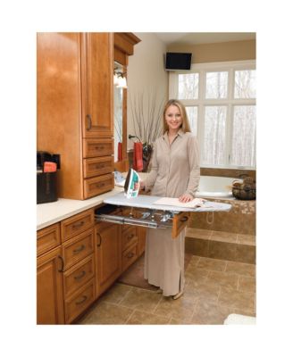 Pullout Foldaway Ironing Board for Vanity Cabinet Drawer, VIB-20CR