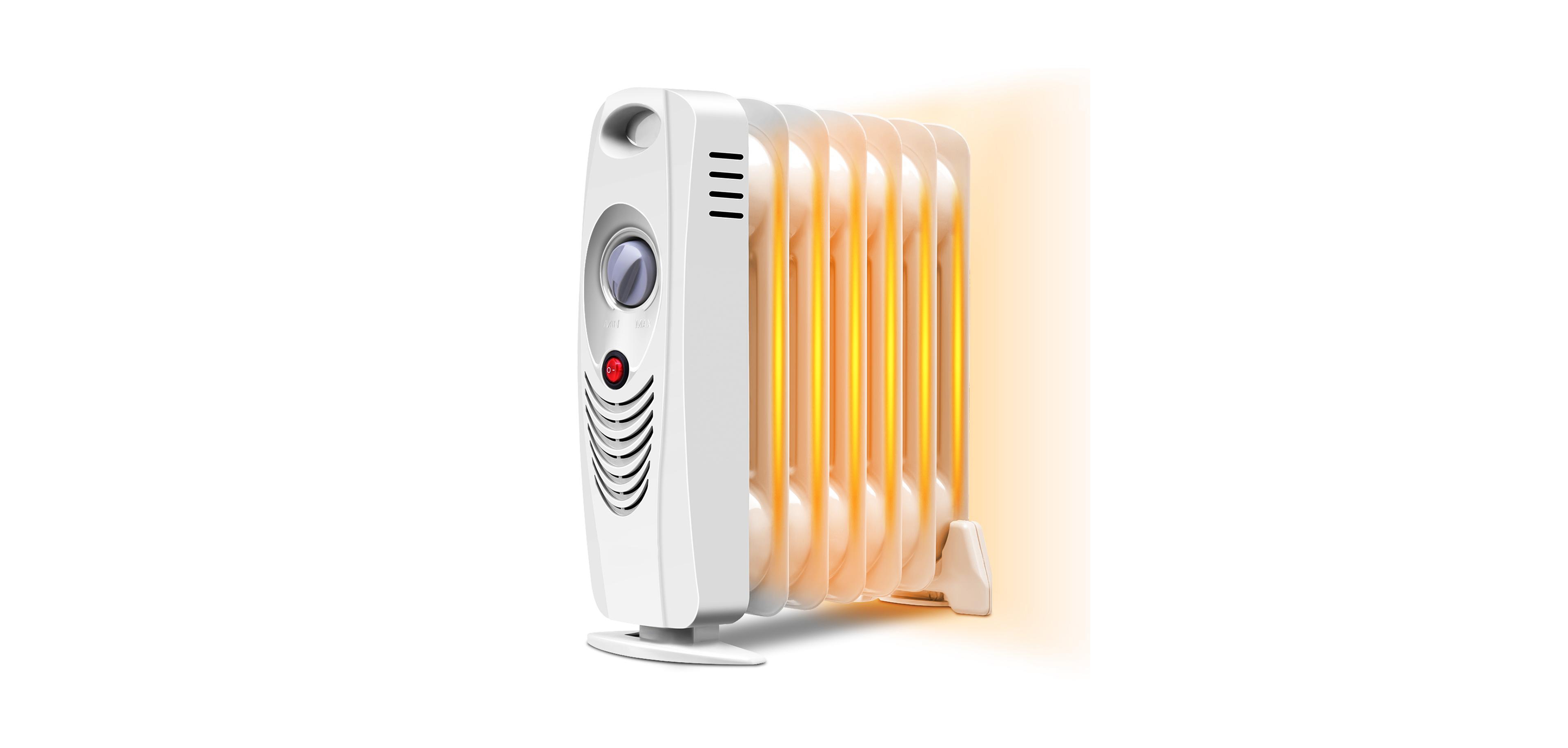 Sugift 700 W Portable Mini Electric Oil-Filled Radiator Heater