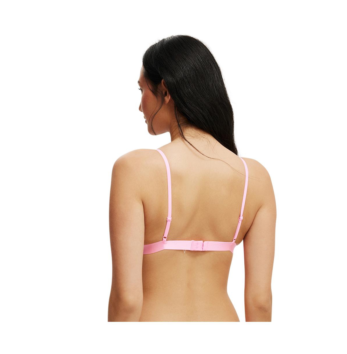 Cotton On Women's Everyday Lace Triangle Padded Bralette