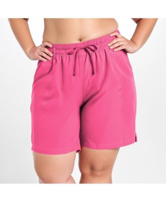 Plus Size Chlorine Resistant 7" Board Shorts