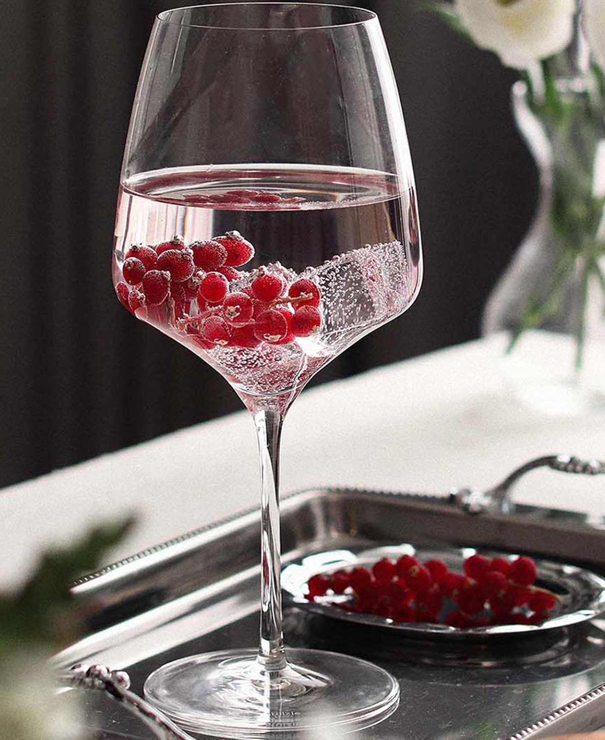 Stolzle Lausitz Experience Burgundy Glasses, Set Of 4 In Crystal