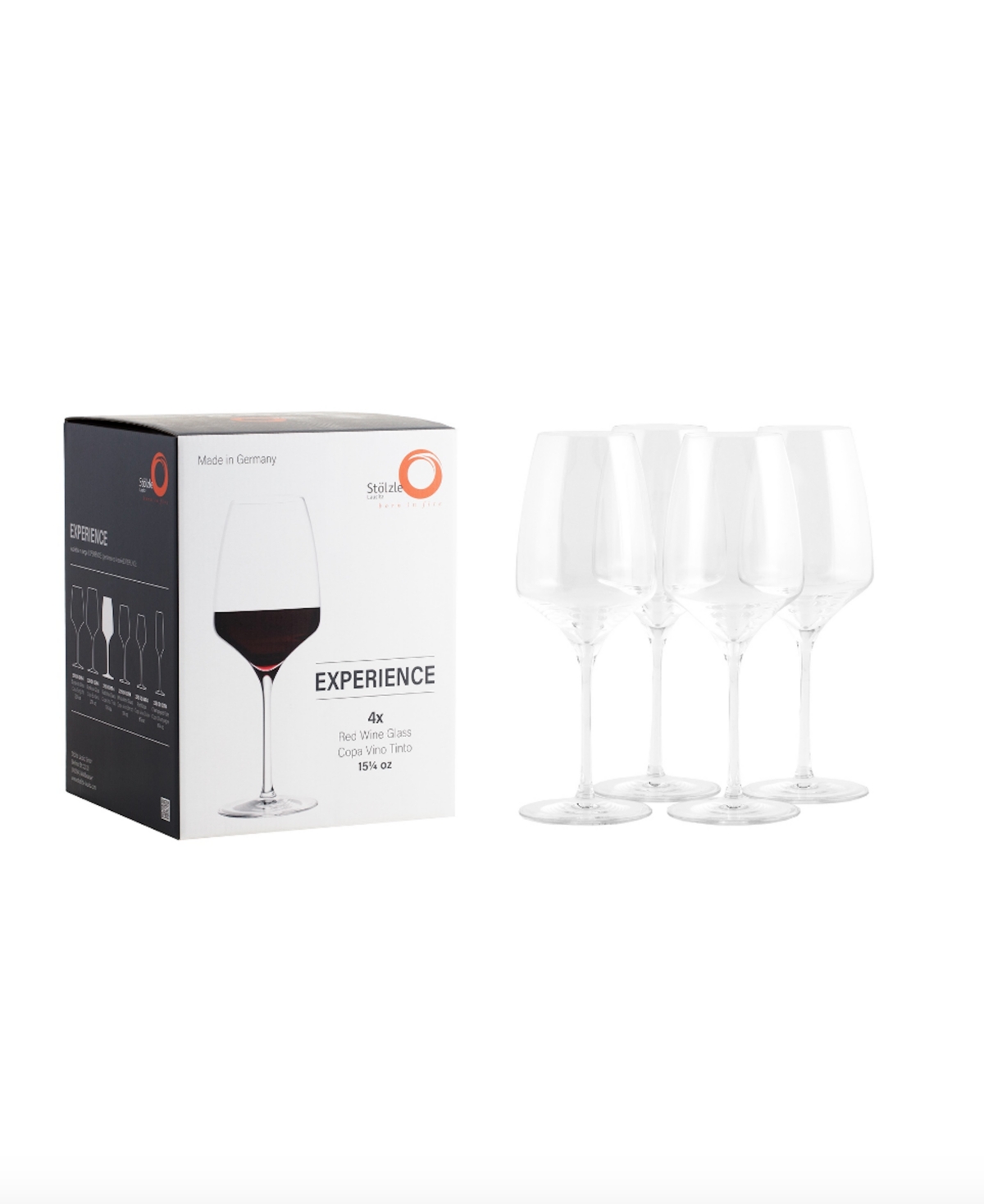 Stolzle Lausitz Experience Wine Glasses, Set Of 4 In Crystal