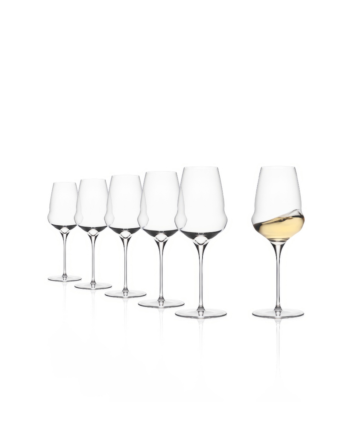 Stolzle Lausitz Cocoon Wine Glasses, Set Of 6 In Crystal