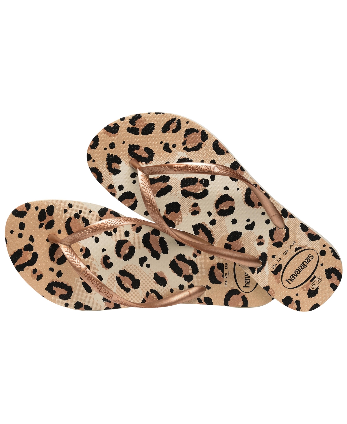 HAVAIANAS WOMEN'S SLIM ANIMALS SLIP ON SANDALS 
