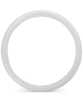 Men's Hammered Finish Step Edge Wedding Band in Sterling Silver