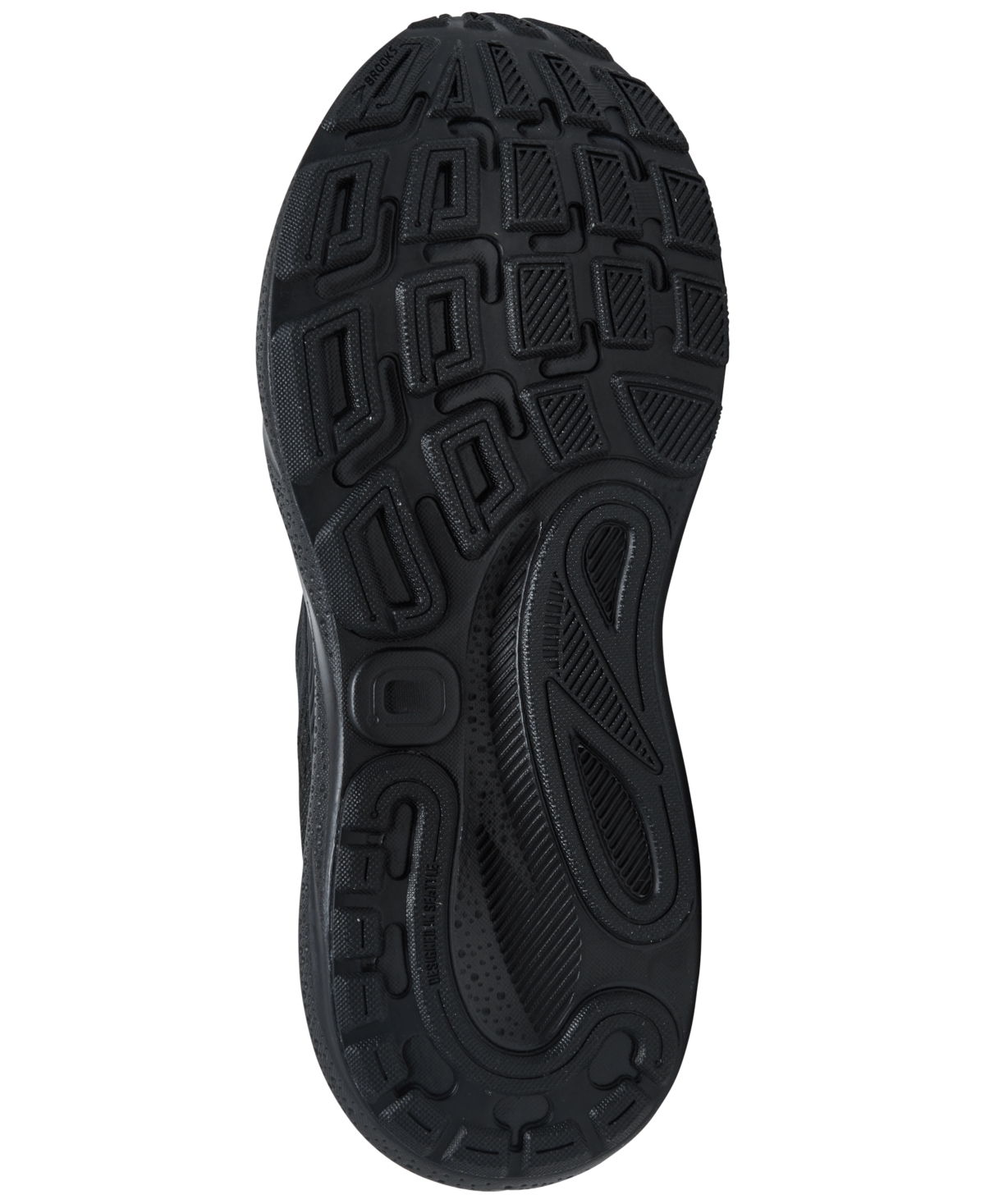 Shop Brooks Women's Gts 24 Running Sneakers From Finish Line In Black,ebony