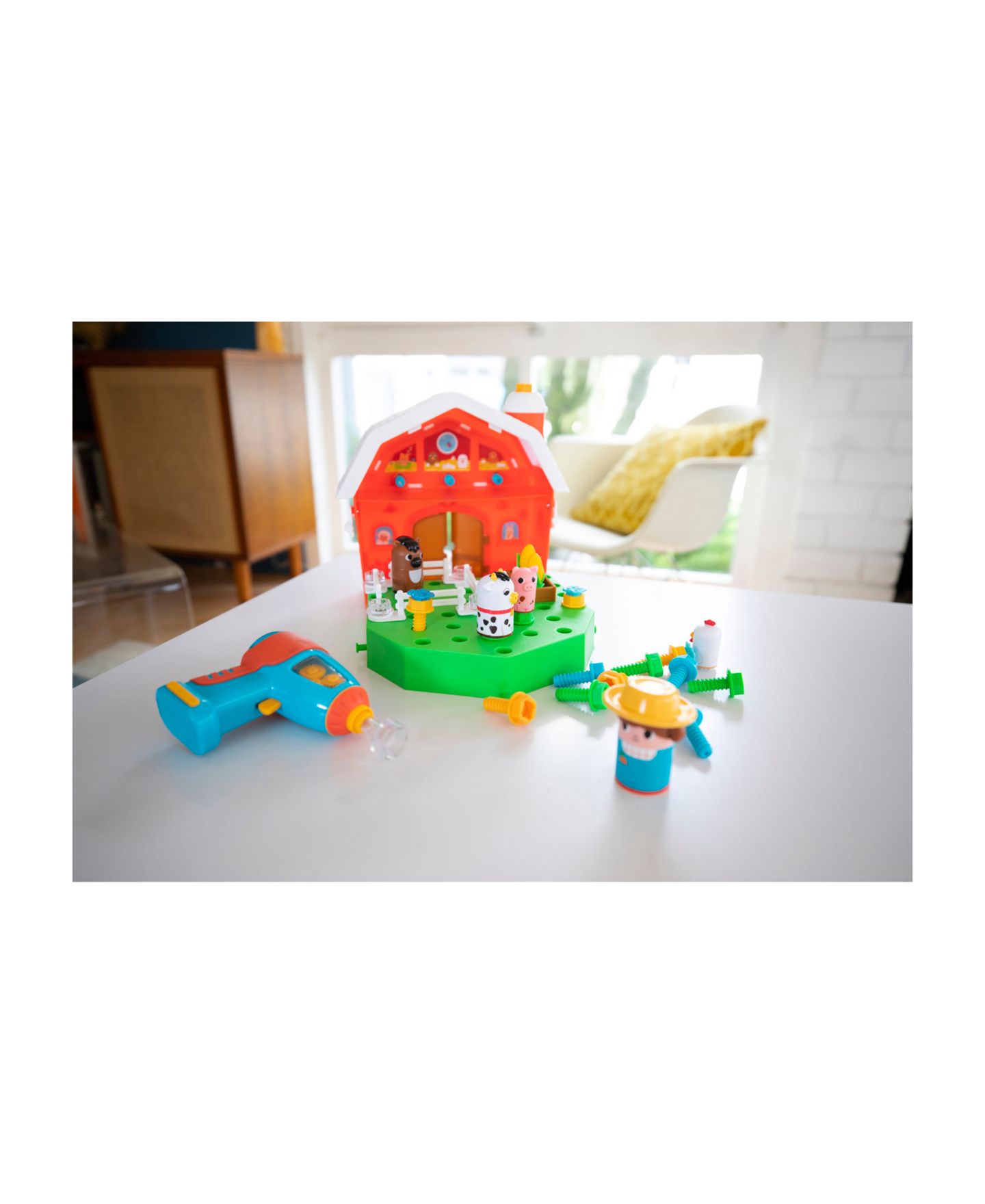 Детский конструктор Educational Insights Barn Bolt Buddies 24-Piece Building Set, Ages 3+ — фото 3