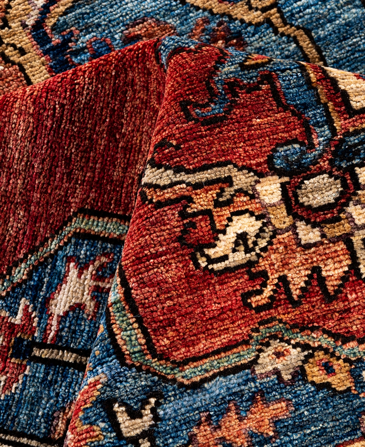Adorn Hand Woven Rugs Serapi M1999 8'x9'11" Area Rug In Orange
