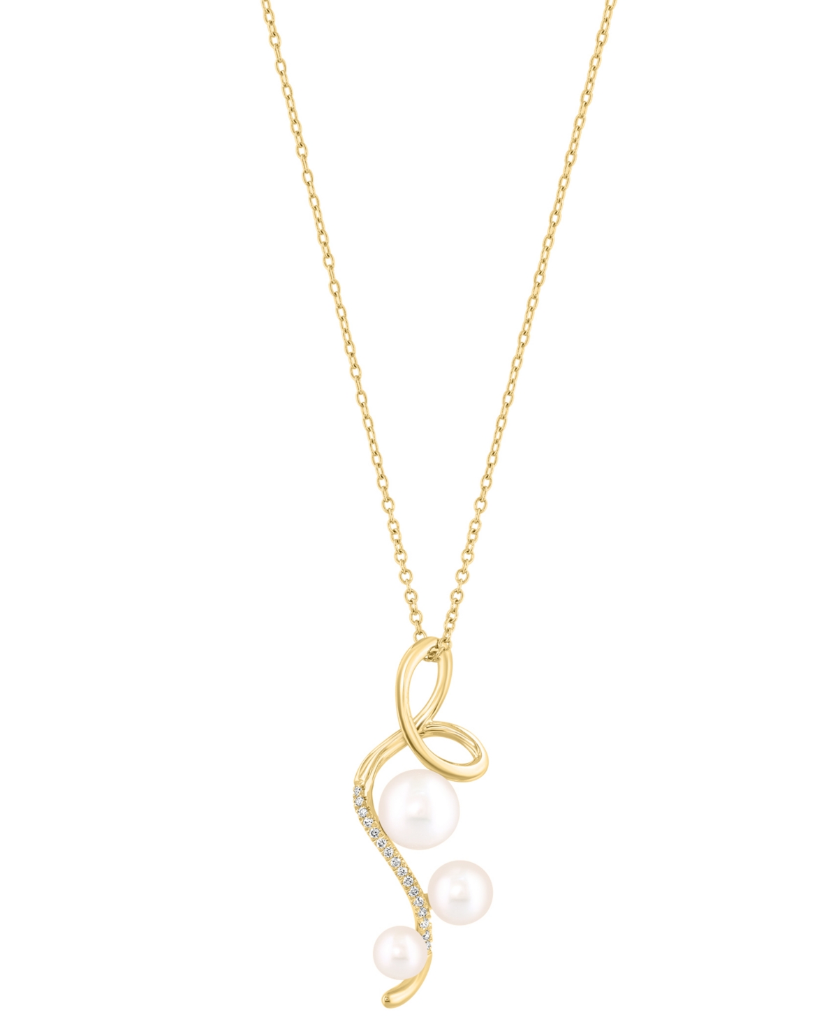 Effy Collection Effy Cultured Freshwater Pearl (4 In Gold
