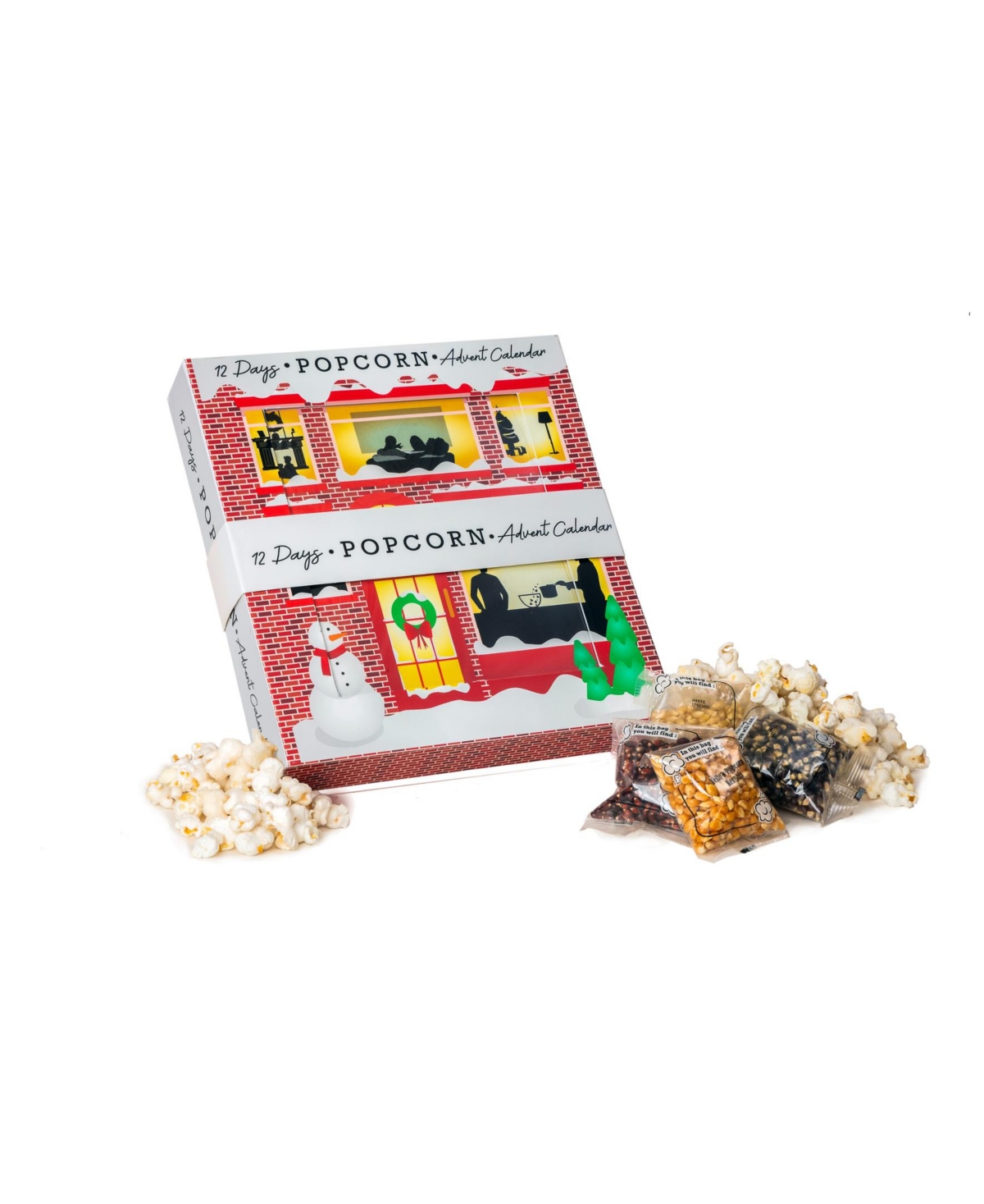 Wabash Valley Farms 12 Days Of Popcorn Advent Calendar Book, 12 Piece In No Color