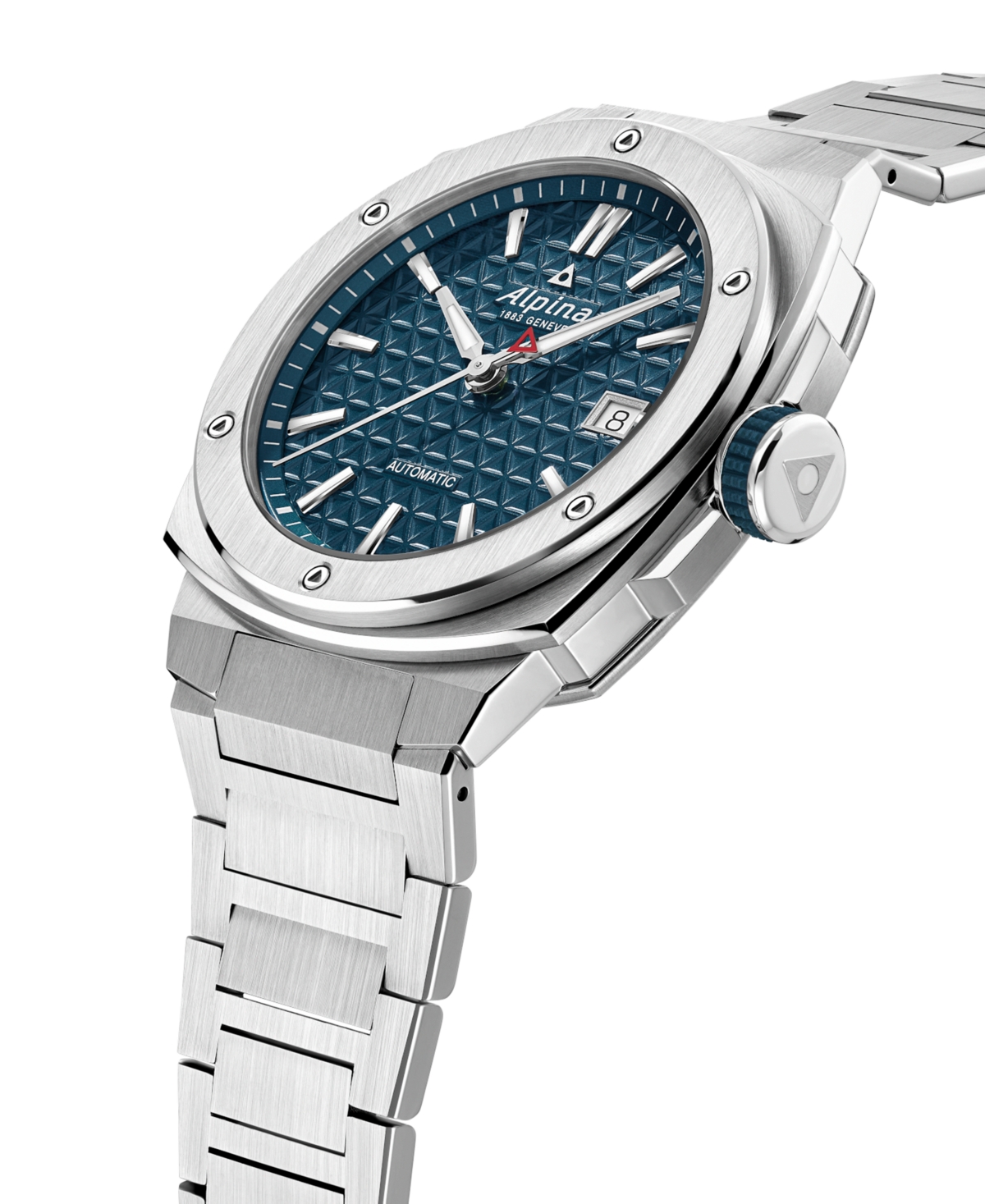 Shop Alpina Men's Swiss Automatic Alpiner Extreme Stainless Steel Bracelet Watch 39mm In Silver-tone