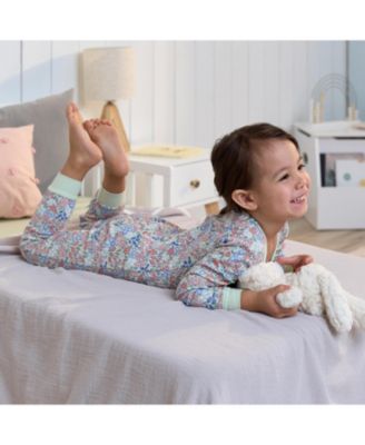 Baby Girls' Snug Fit Footless Pajamas, 3-Pack