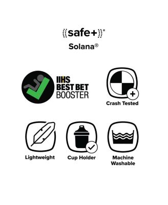Toddler Solana Backless Booster Car Seat