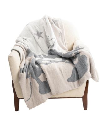 Disney Mickey and Minnie Love Feather Knit Fluffy Throw Blanket,50x60