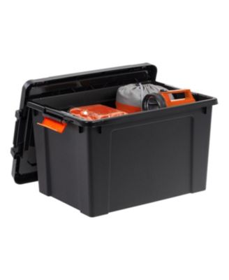 19 Gal. Plastic Storage Bins with Lids