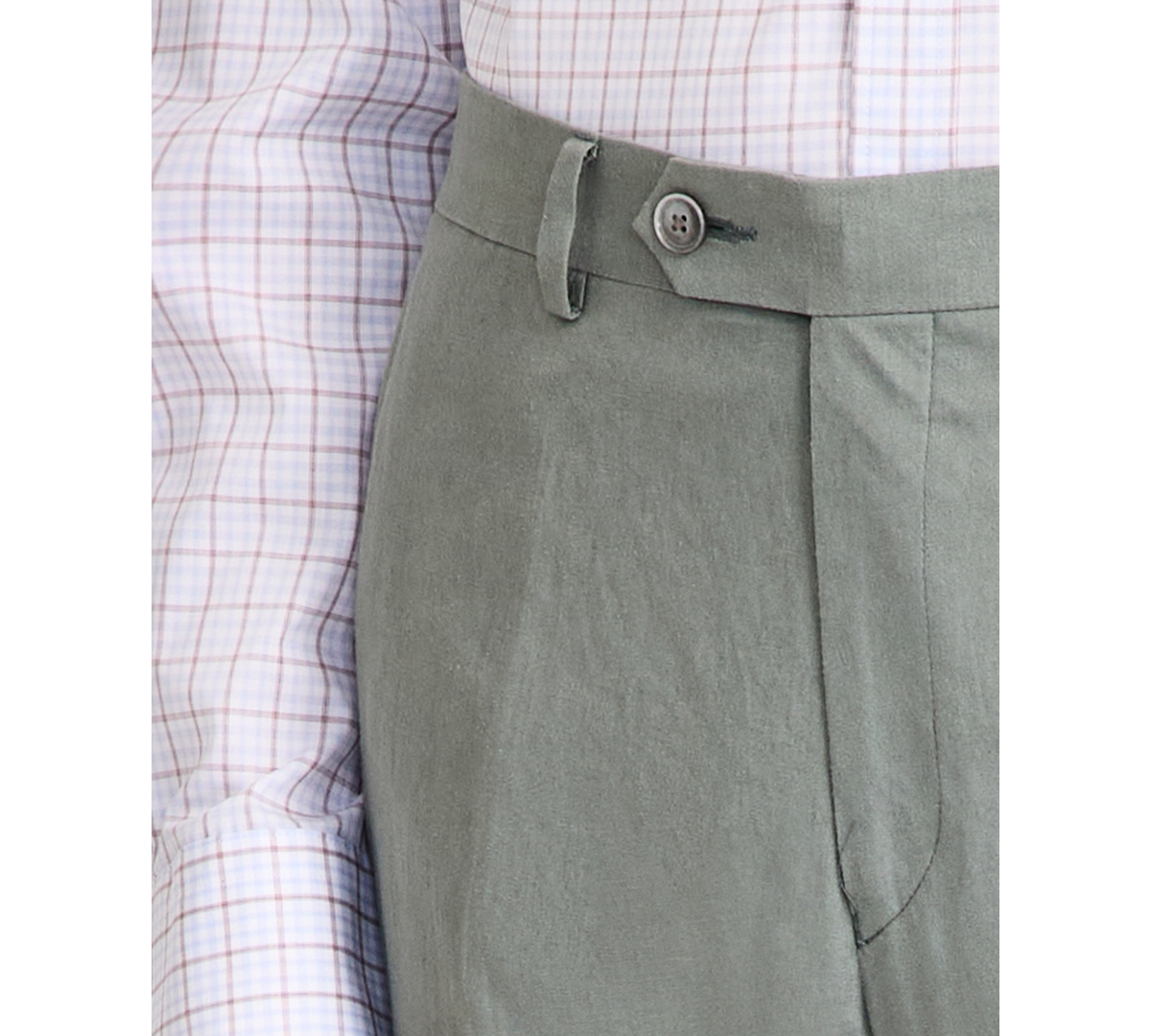 Shop Tommy Hilfiger Men's Modern-fit Linen Pants In Sage