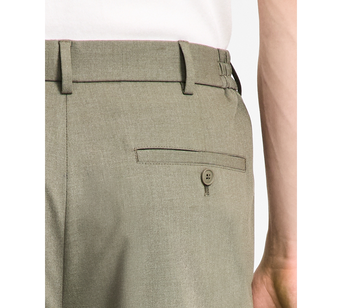Tommy Hilfiger Men's Modern-fit Dress Pants In Sage