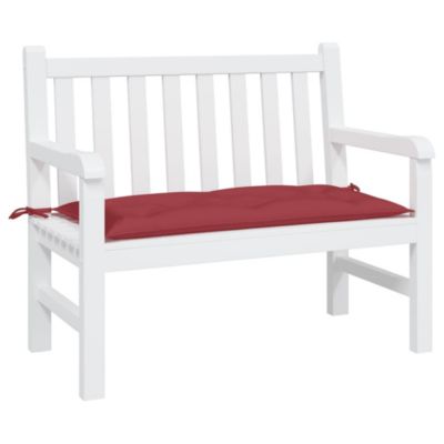Garden Bench Cushion Wine red Oxford fabric (100% polyester)