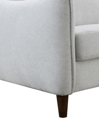 40" Lacy Chenille Slope Arm Chair