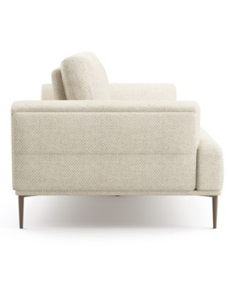 65" Orlandi Chenille 2-Seater Flared Arm Loveseat