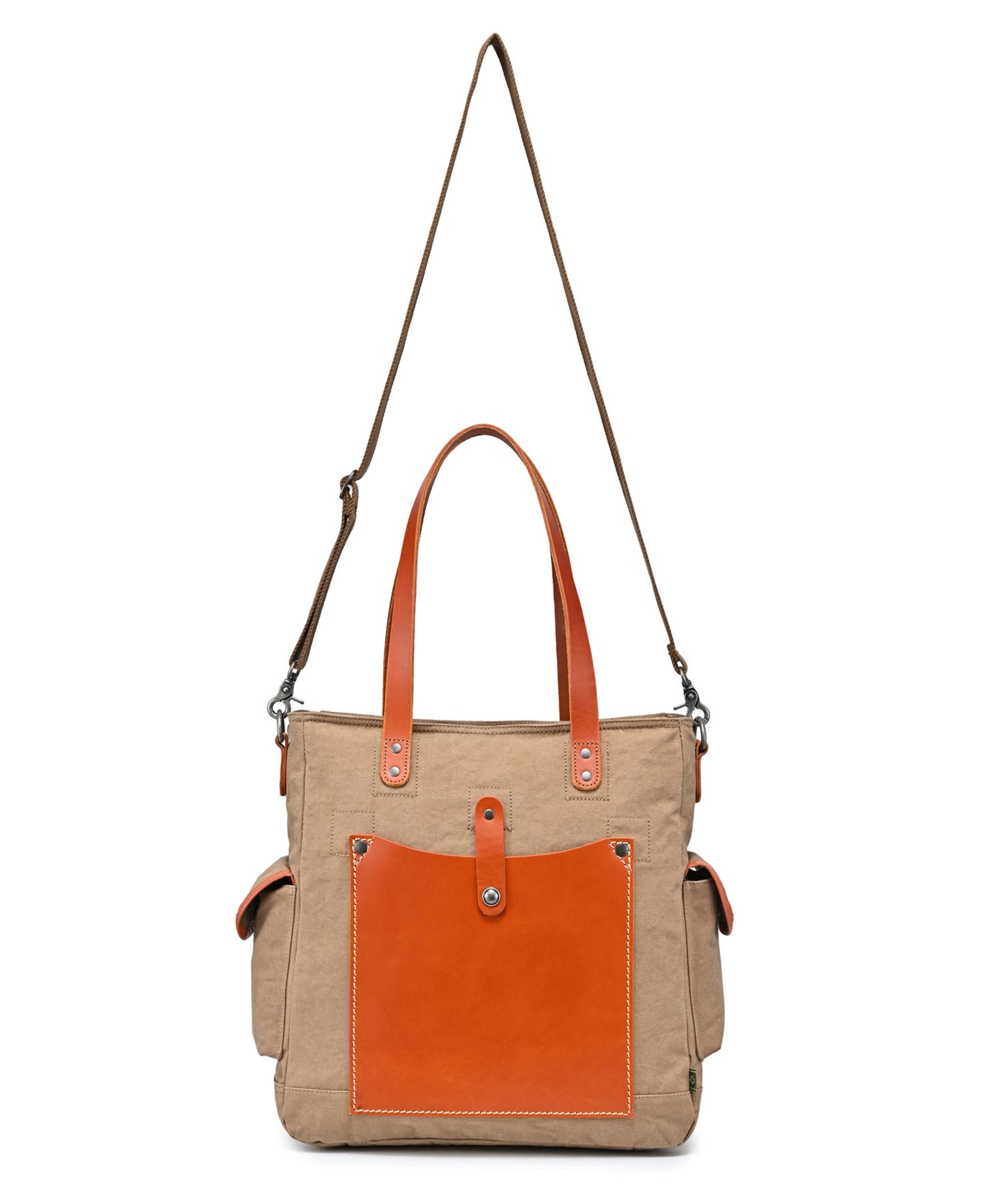 Женская сумка TSD BRAND Super Horse Canvas, цвет: Коричневый — фото 2