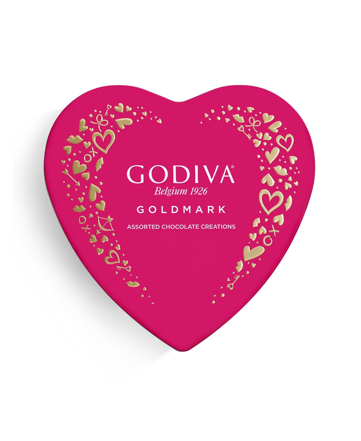 Godiva Valentine's Day Assorted Chocolates Heart Tin, 14 Pieces