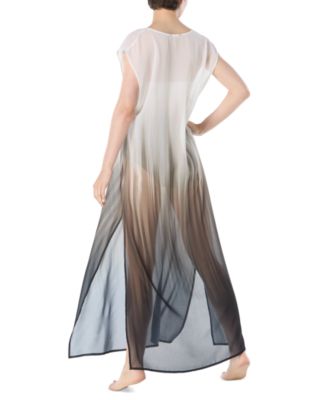 Women's V-Neck Maxi Dress Swim Cover-Up