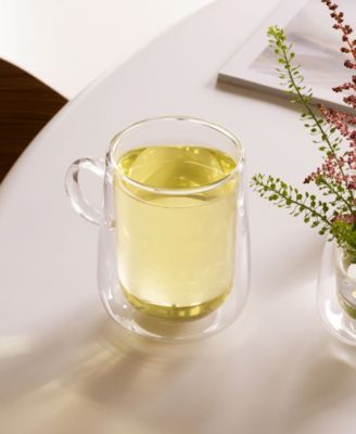 Artesano Hot Cold Beverages Small Insulated Latte Glass, Set of 2