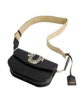 Shoulder Bag with Signature Logo Accent