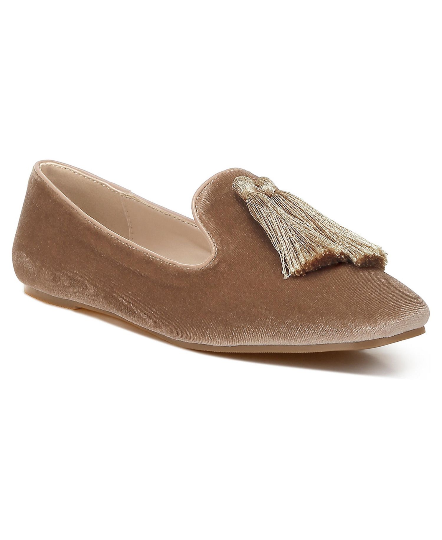 Women's Tromso Iconic Tassel Detail Velvet Loafers