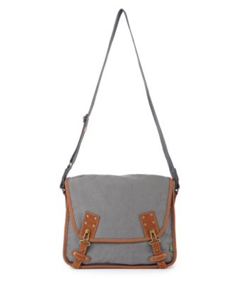 Dolphin Canvas Messenger Bag