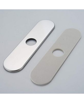 Chrome Sink Hole Cover Escutcheon Round 10" Bathroom or Kitchen Sink Faucet 1 or 3 Hole Cover Deck Plate