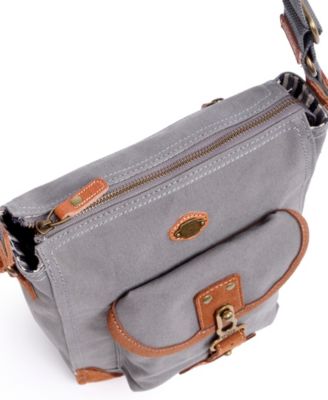 Dolphin Canvas Crossbody Bag