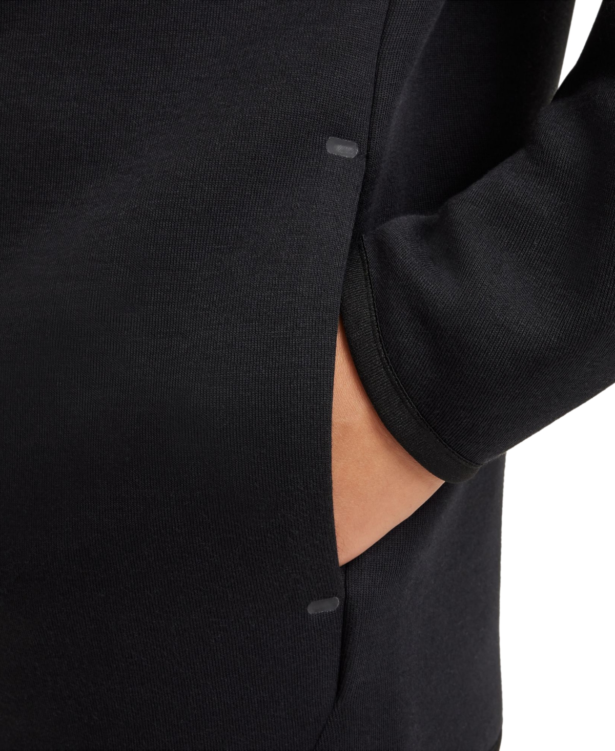 Nike Sportswear Tech Fleece Big Kids' Full-zip Hoodie In Black,blac