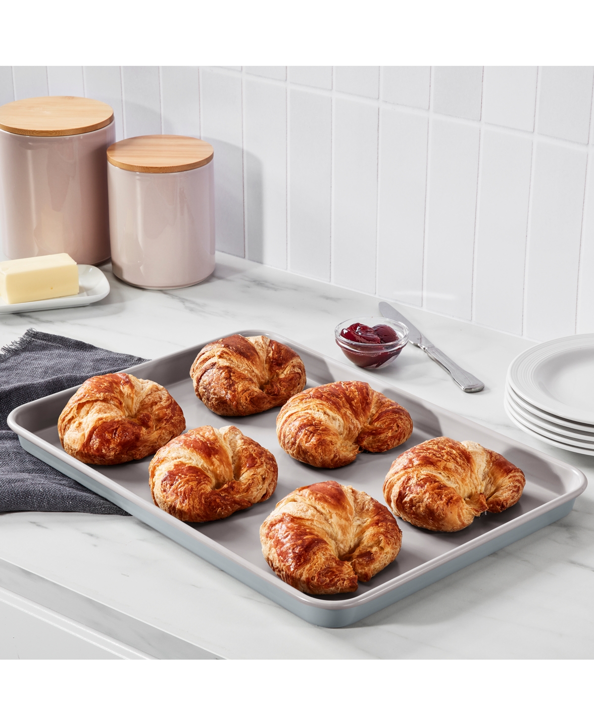 Cuisinart Culinary Collection Ceramic Nonstick Bakeware 17" X 12" Baking Sheet In No Color