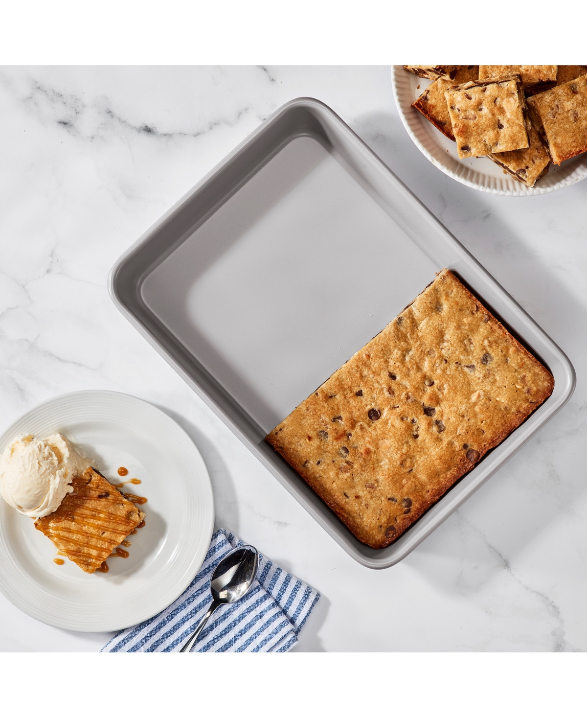 Cuisinart Culinary Collection Ceramic Nonstick 13"x9" Cake Pan In No Color