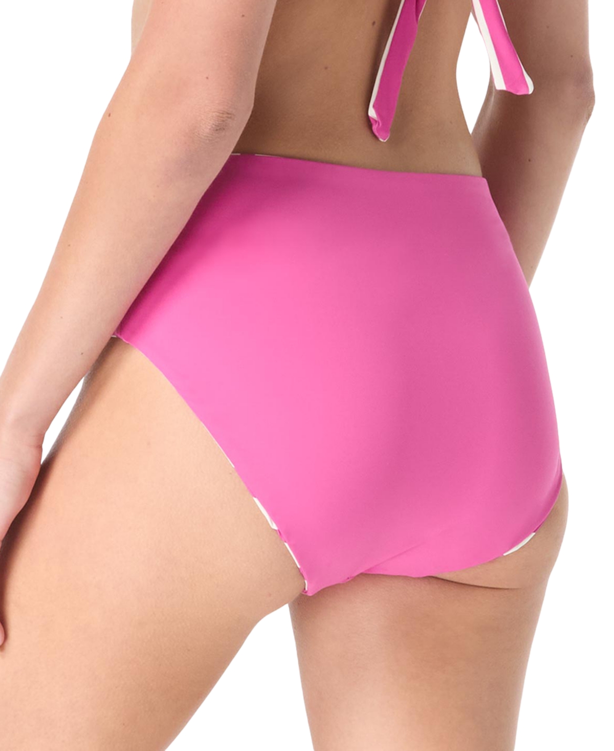 Coco Reef Women's Verso Striped High-waisted Bottoms In Pink