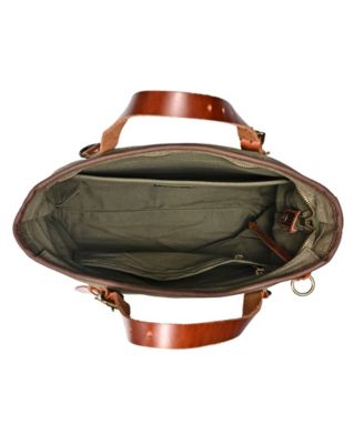 Red Wood Medium Canvas Tote Bag