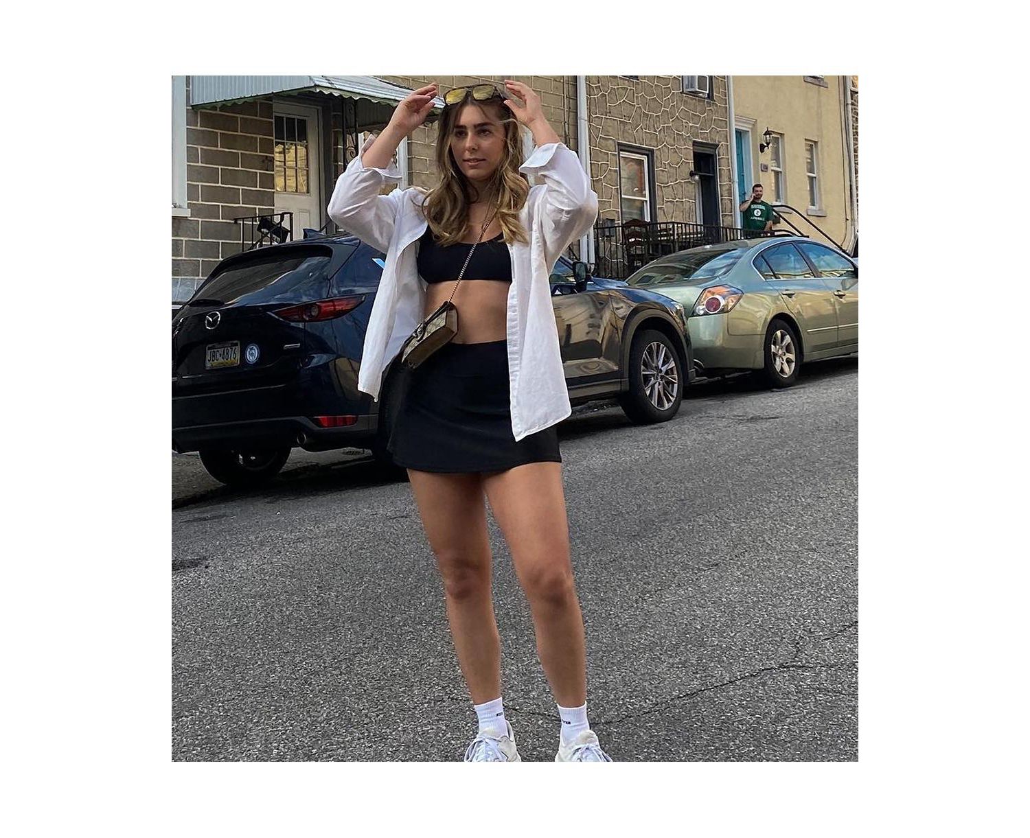Women's Chlorine Resistant High Waisted Mini Swim Skirt With Shorts