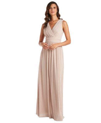 Open-Front Jacket & Metallic Gown