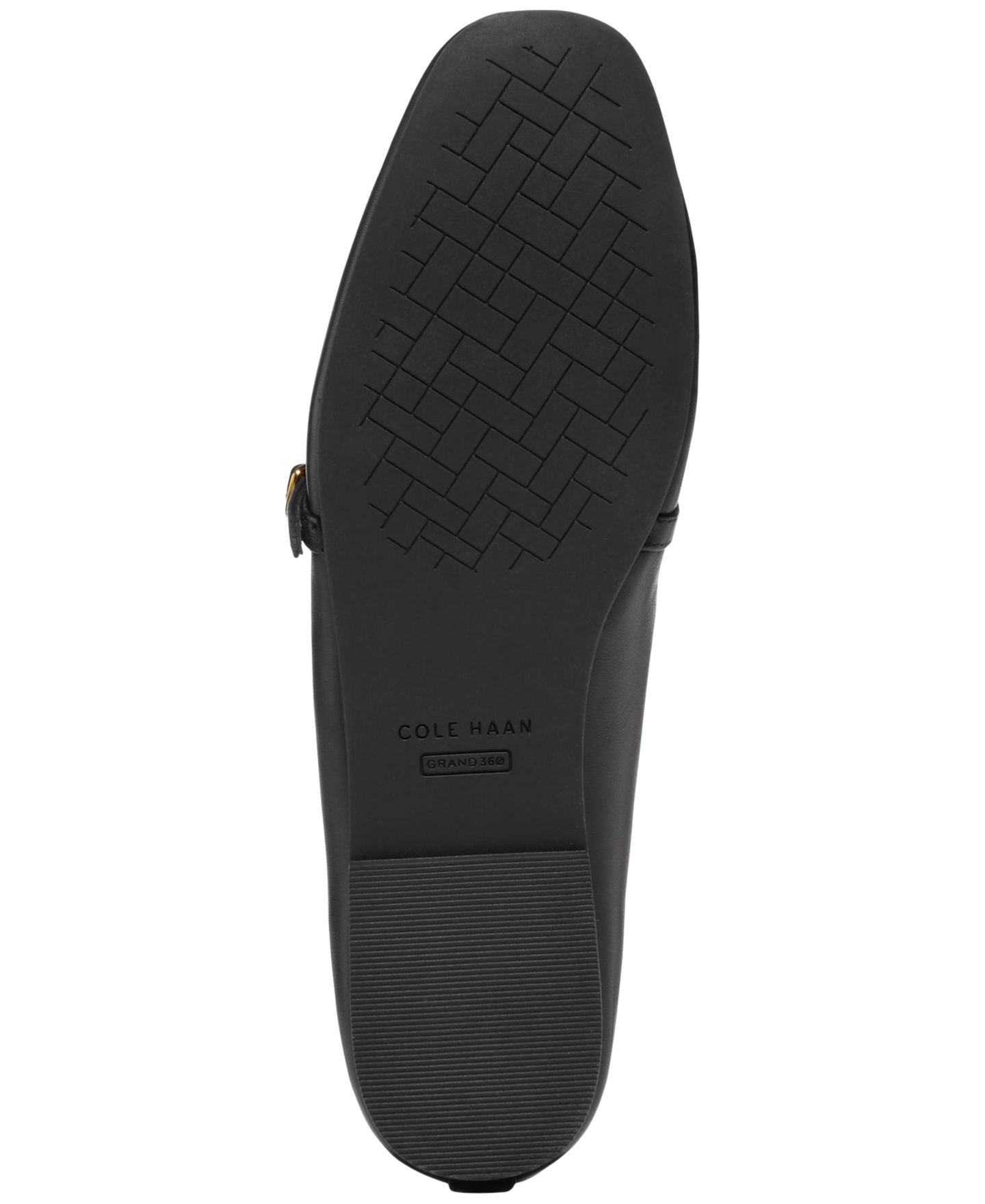 Женские балетки Cole Haan Yelena Mary Jane, цвет: Чёрный кожаный — фото 4