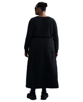 Plus Size Sportswear Club Long-Sleeve T-Shirt 