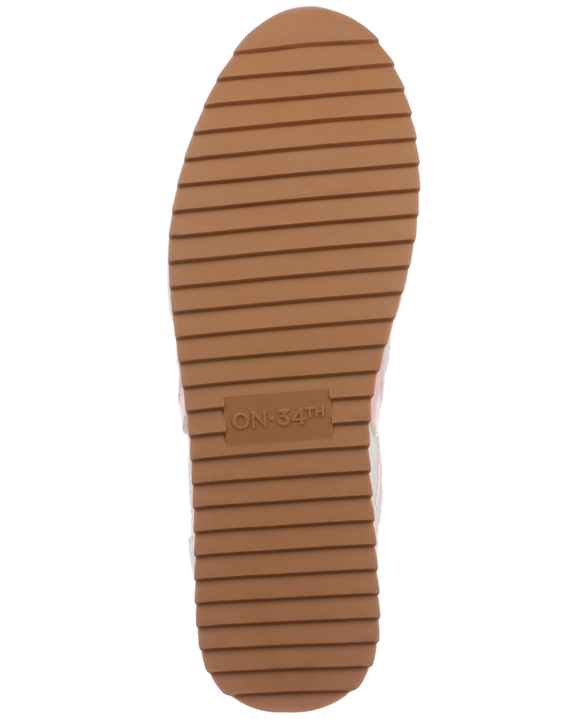 On 34th Women's Madisonn Colorblock Sneakers, Exclusively At Macy's In Tan,pink,bone