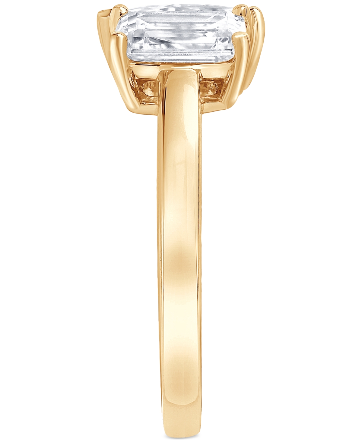 Badgley Mischka Igi Certified Lab Grown Diamond Two Stone Ring (3 ct. t.w.) in 14k White, Yellow or Rose Gold