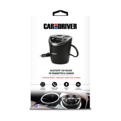 Cupholder Charging Station and Bluetooth FM Transmitter
