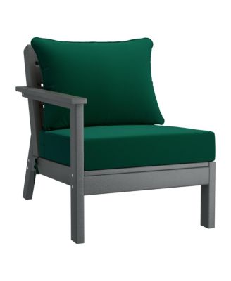 Outdoor 5-Piece Gray Modular Sectional Patio Furniture Sofa Set