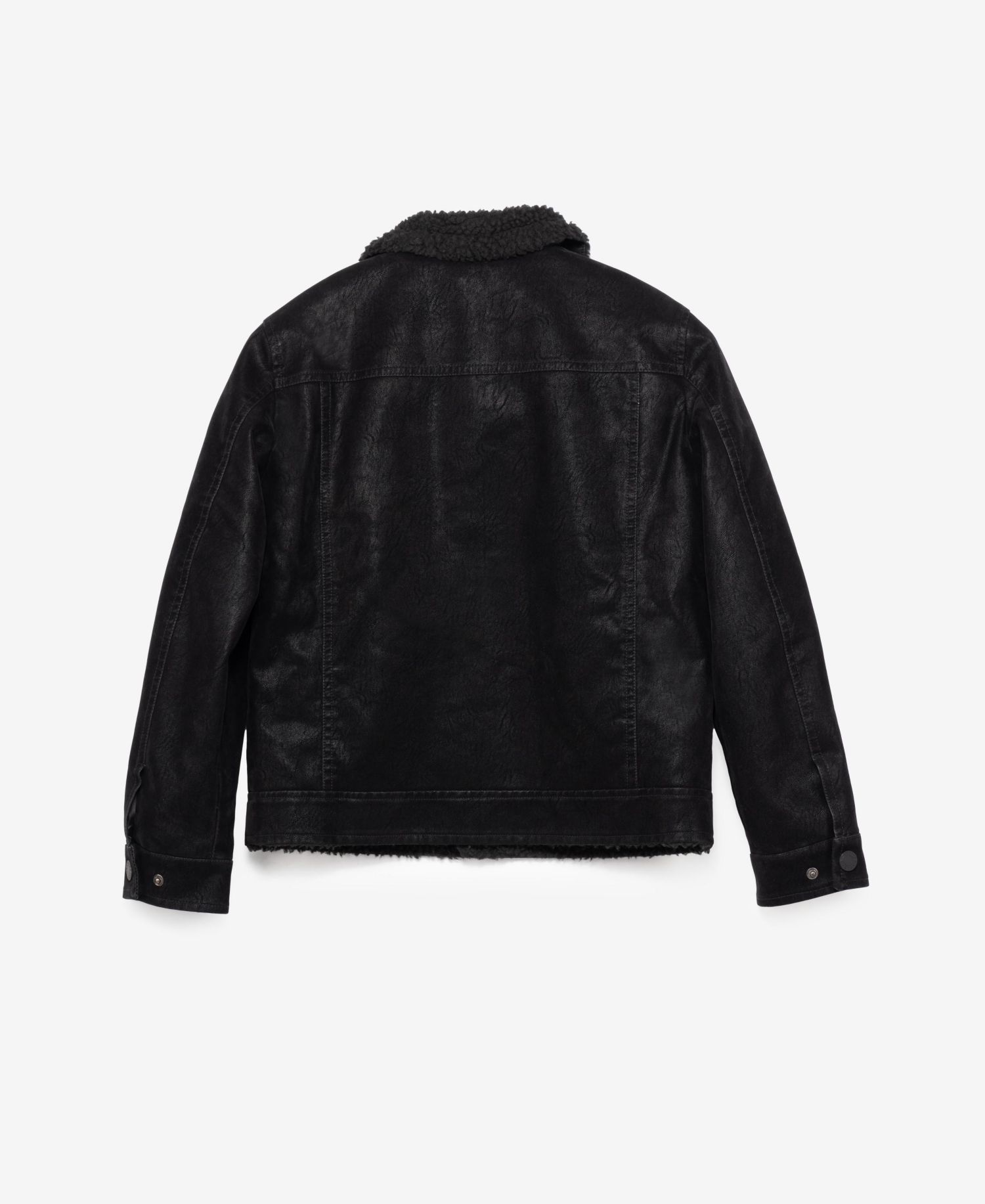 Boys Faux Suede Ranger Jacket With Faux Shearling Lining