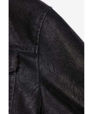 Boys Faux Suede Ranger Jacket With Faux Shearling Lining