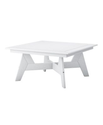 Outdoor 6-Piece White Modular Sectional Patio Furniture Sofa Set