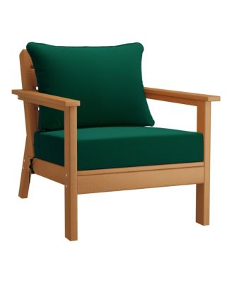 Outdoor 5-Piece Teak Modular Sectional Patio Furniture Sofa Set